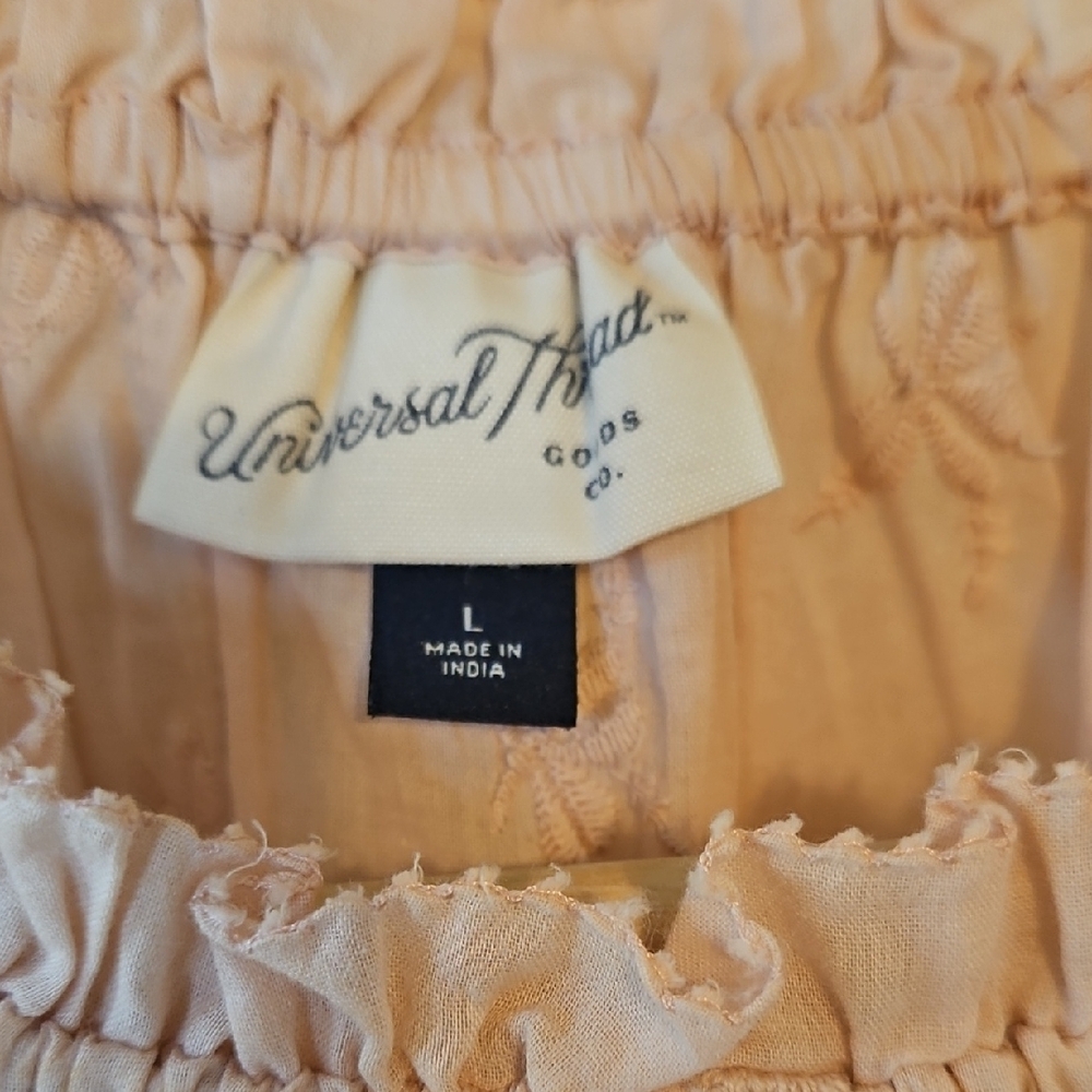 Universal Thread Peach Ruffle Blouse - Picture 3 of 4